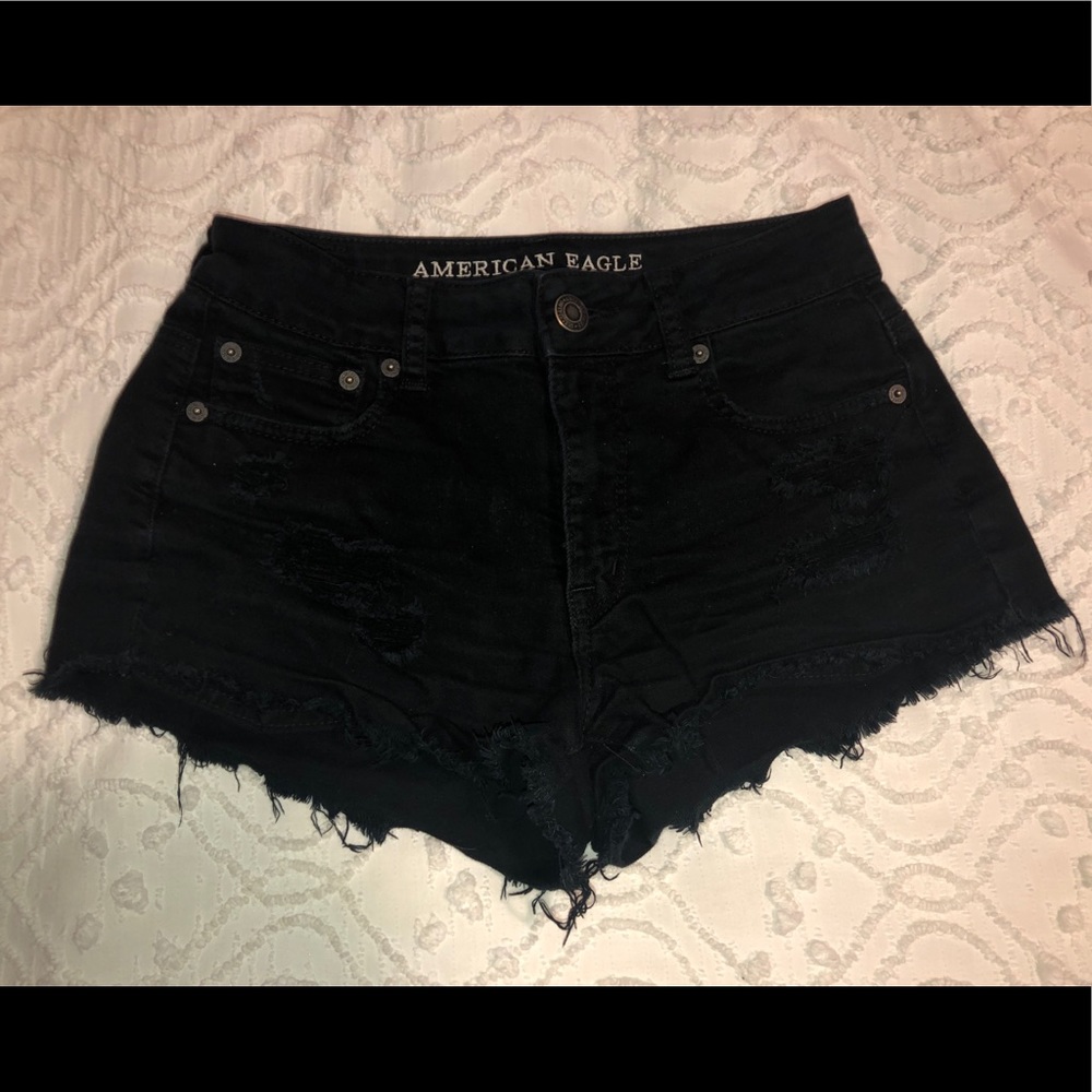 Black American Eagle Shorts
